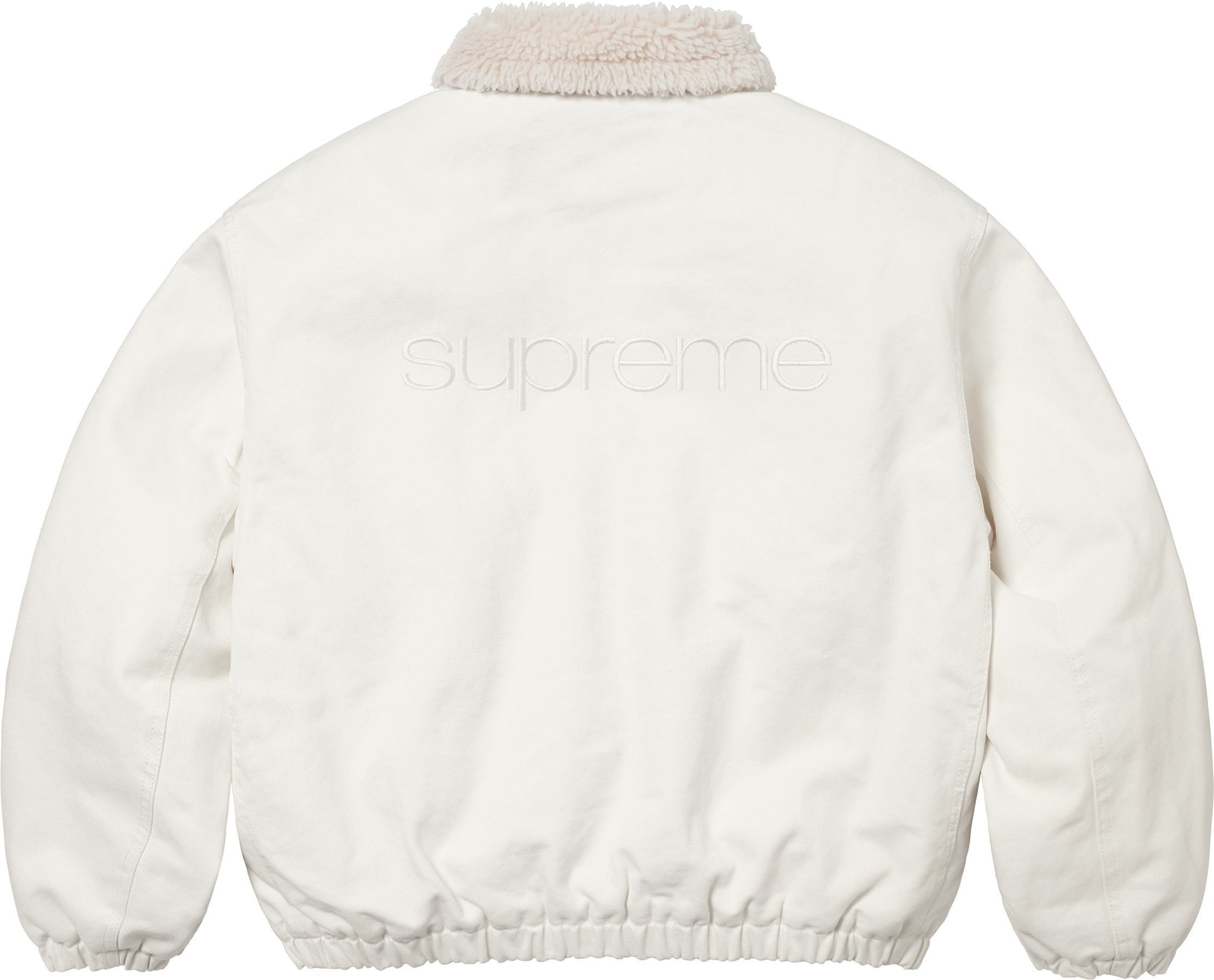 Faux Shearling Lined Bomber Jacket view 26